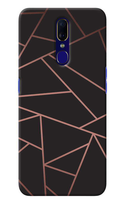 Geometric Pattern Oppo F11 Back Cover