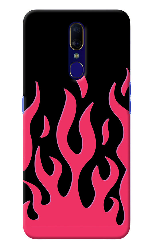 Fire Flames Oppo F11 Back Cover