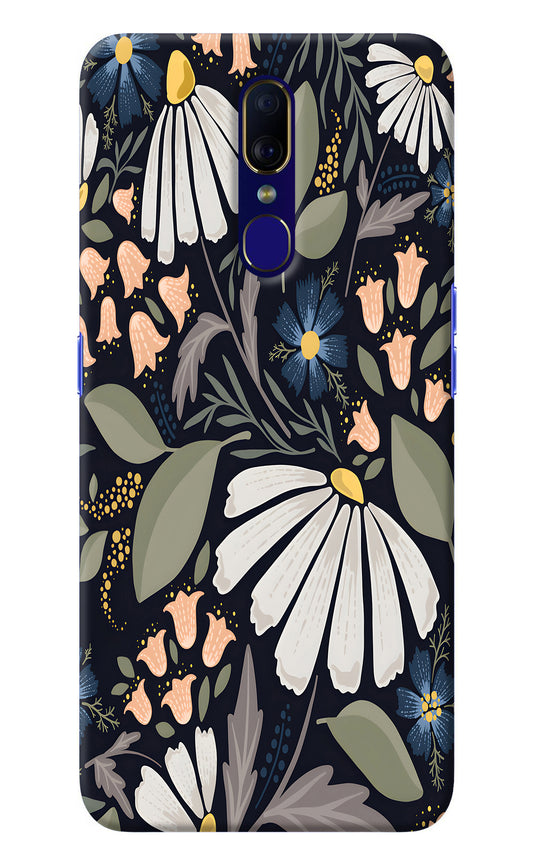 Flowers Art Oppo F11 Back Cover