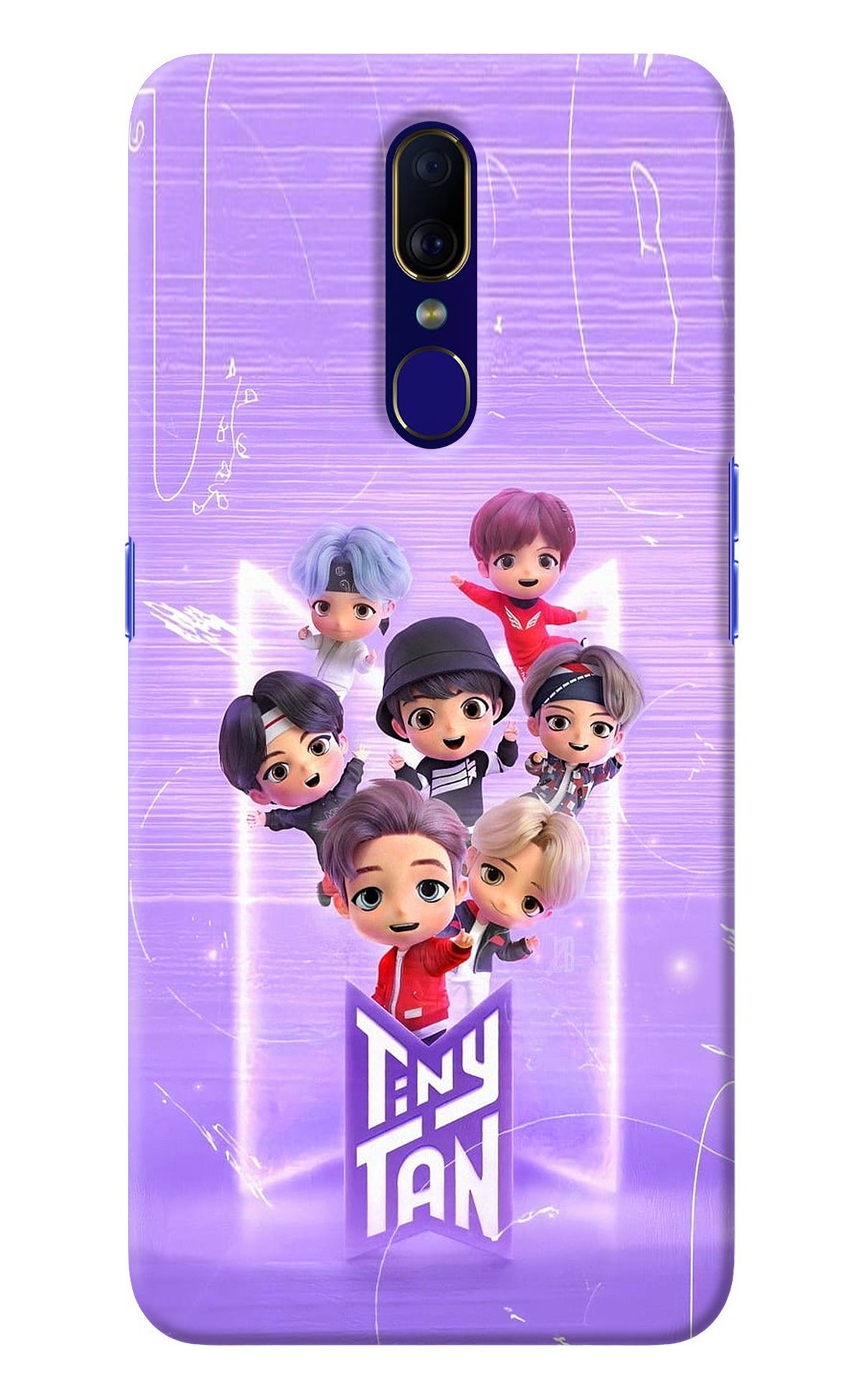 BTS Tiny Tan Oppo F11 Back Cover