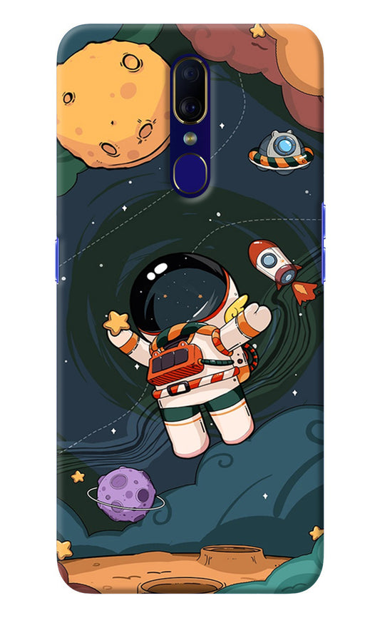 Cartoon Astronaut Oppo F11 Back Cover