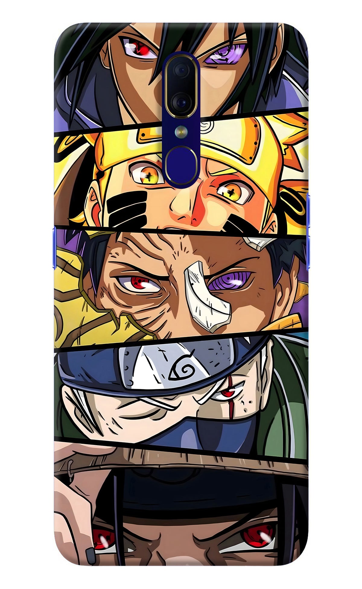 Naruto Character Oppo F11 Back Cover