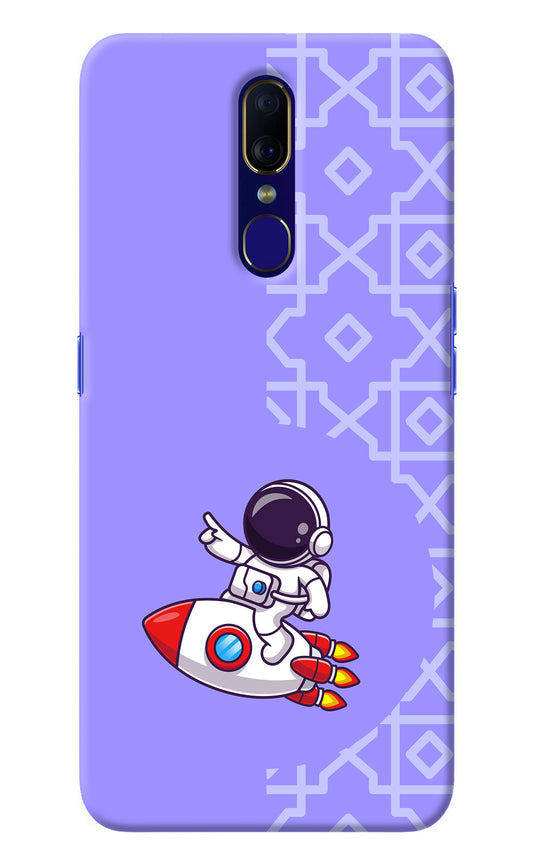 Cute Astronaut Oppo F11 Back Cover