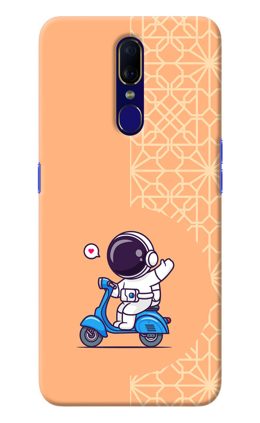 Cute Astronaut Riding Oppo F11 Back Cover