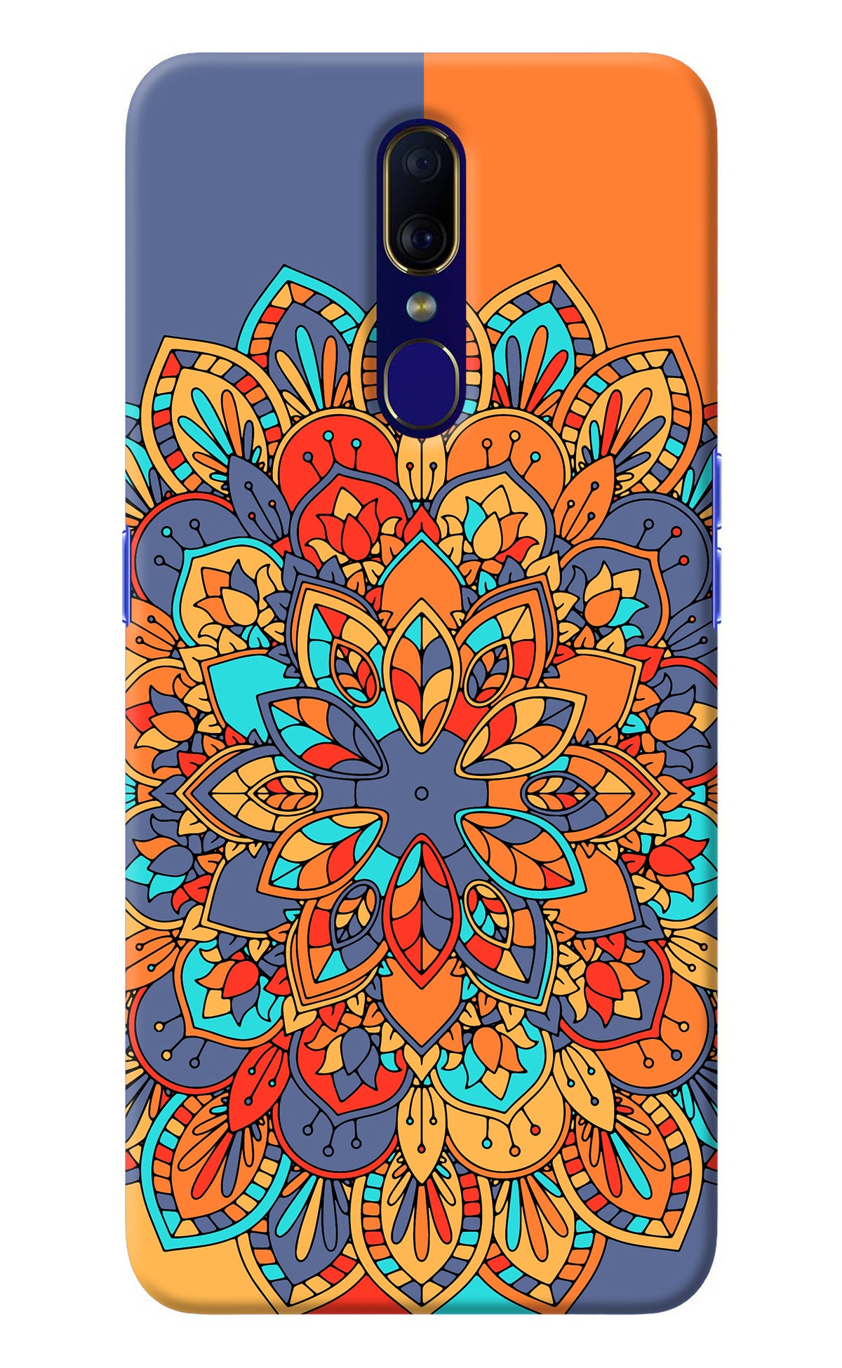 Color Mandala Oppo F11 Back Cover