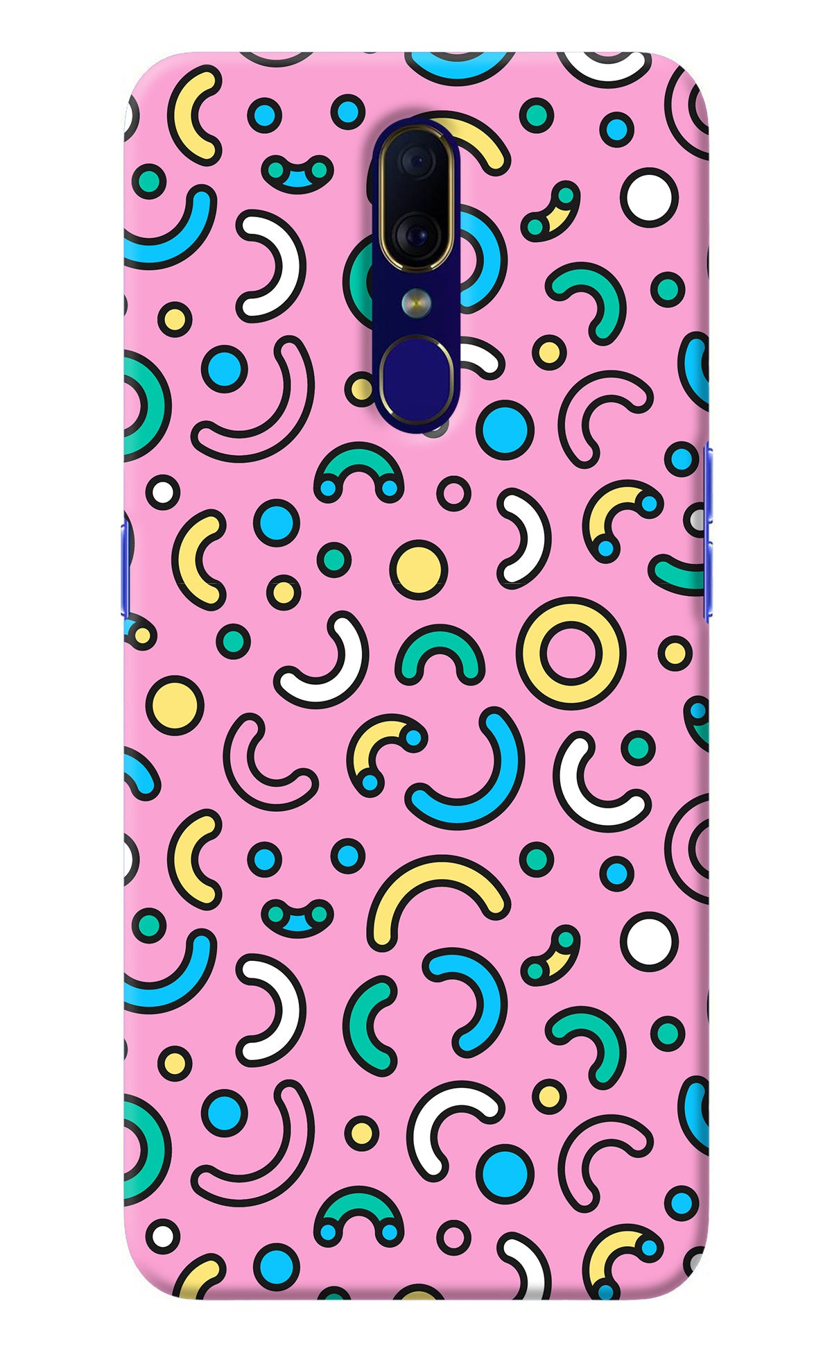 Memphis Design Oppo F11 Back Cover