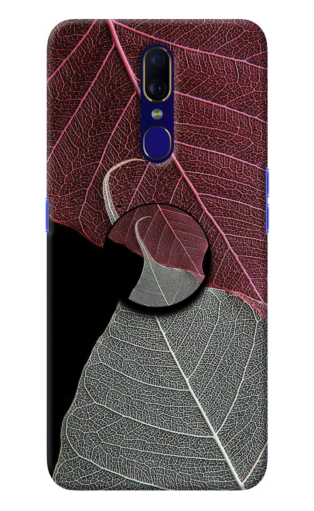 Leaf Pattern Oppo F11 Pop Case