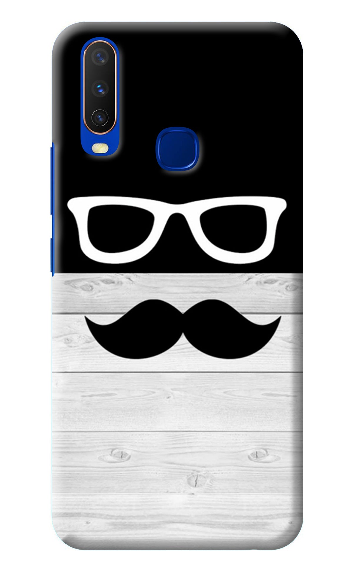 Mustache Vivo Y15/Y17 Back Cover