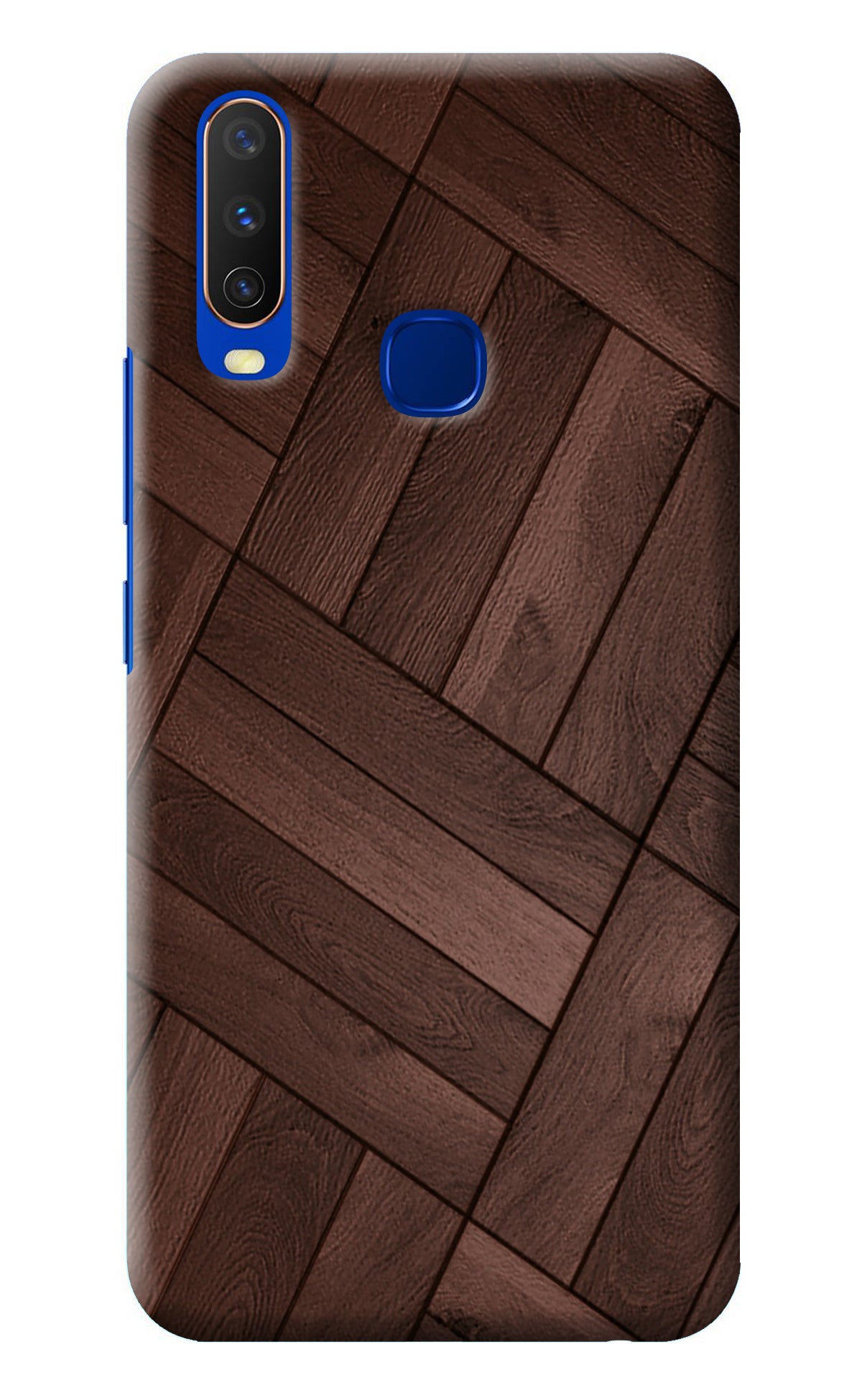 Wooden Texture Design Vivo Y15/Y17 Back Cover