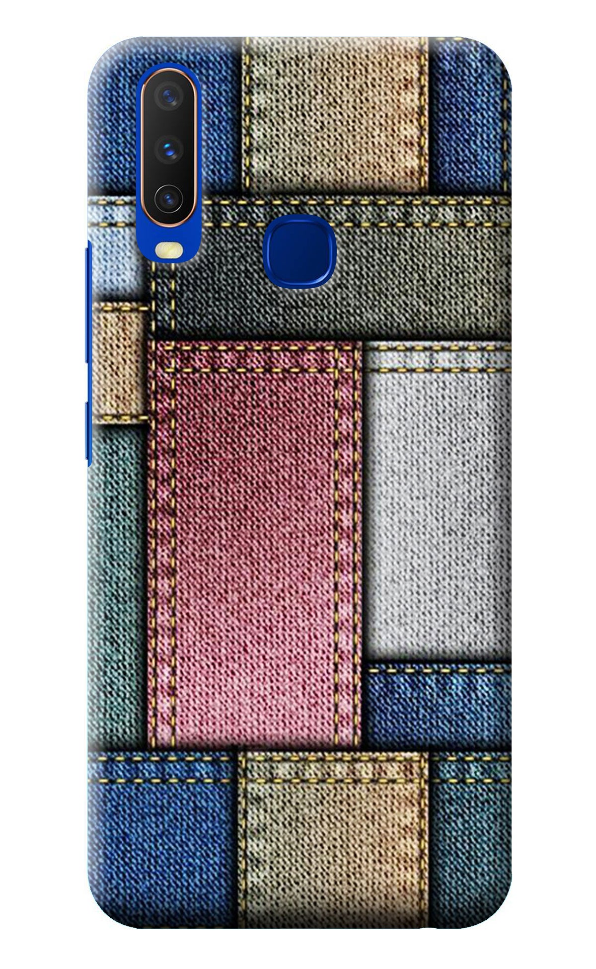 Multicolor Jeans Vivo Y15/Y17 Back Cover