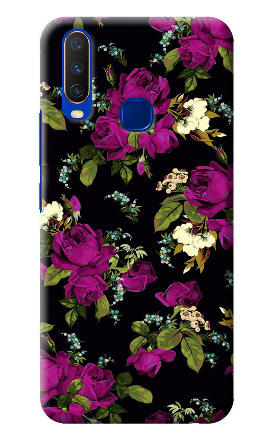 Flowers Vivo Y15/Y17 Back Cover