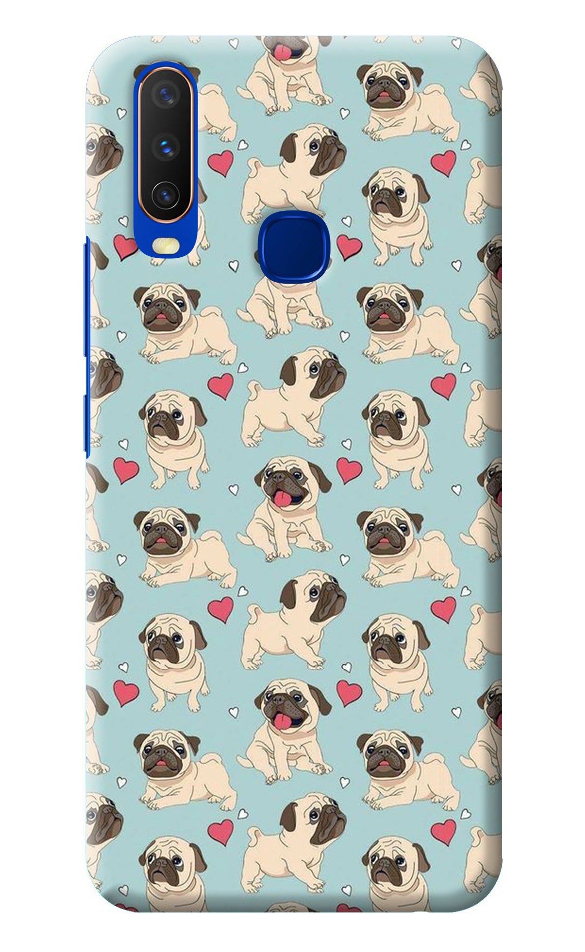 Pug Dog Vivo Y15/Y17 Back Cover