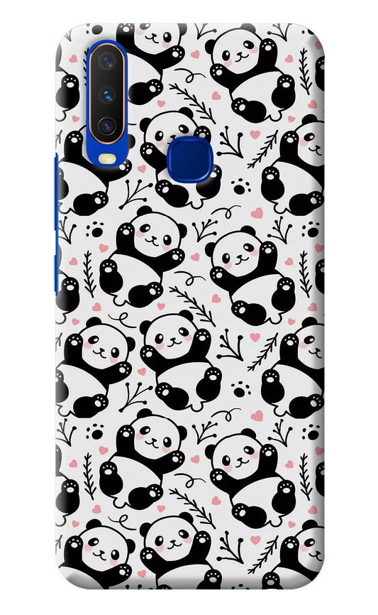 Cute Panda Vivo Y15/Y17 Back Cover
