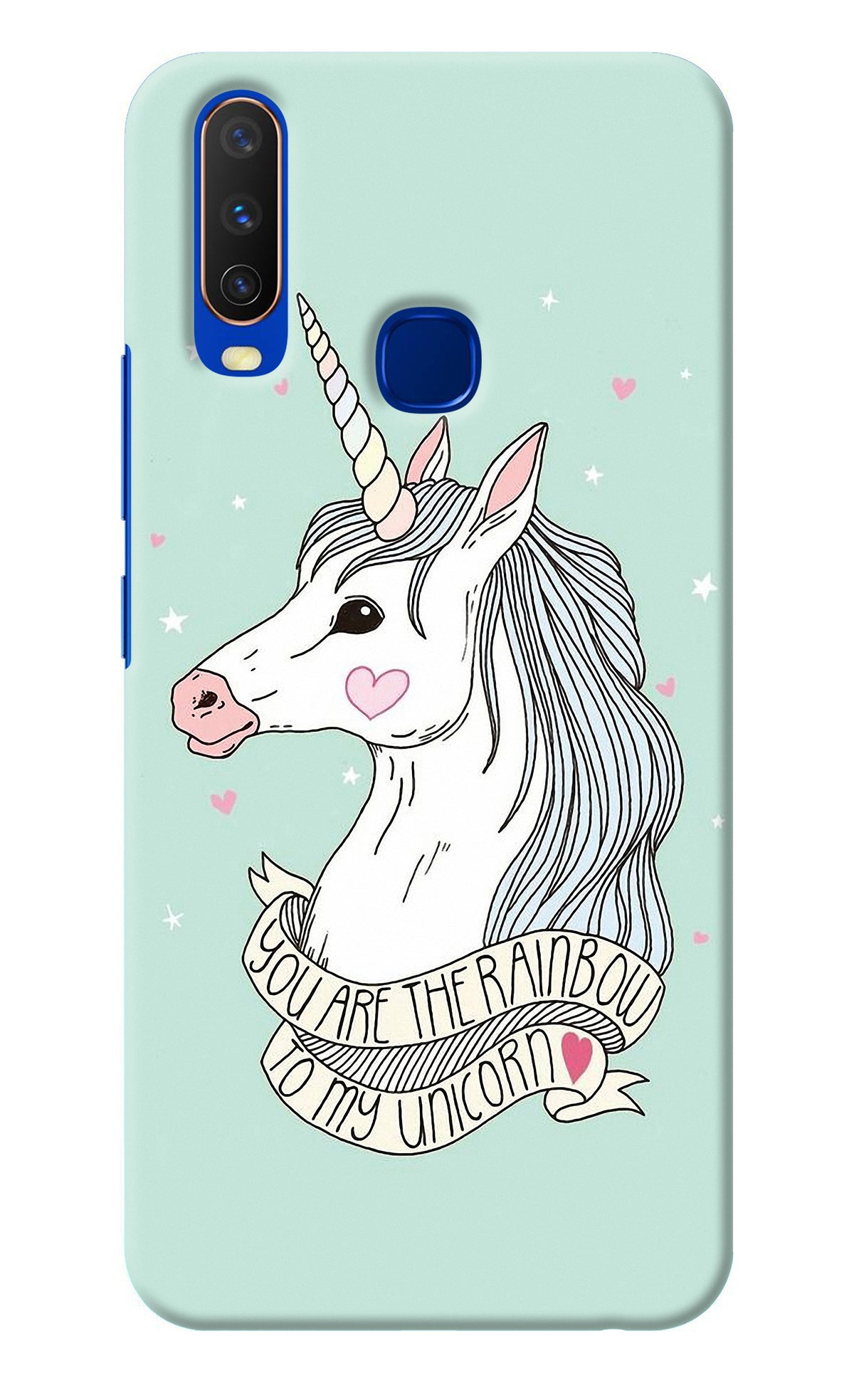 Unicorn Wallpaper Vivo Y15/Y17 Back Cover