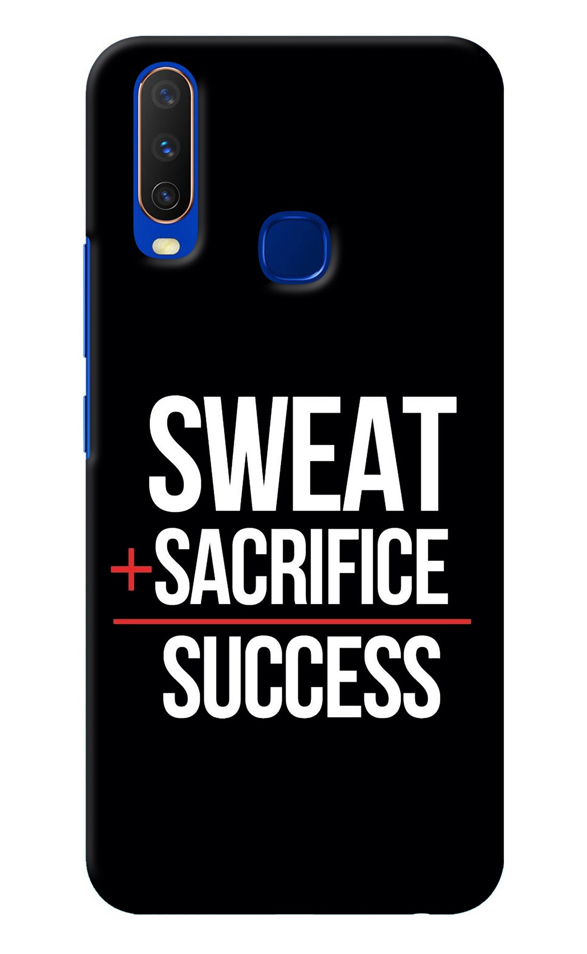 Sweat Sacrifice Success Vivo Y15/Y17 Back Cover