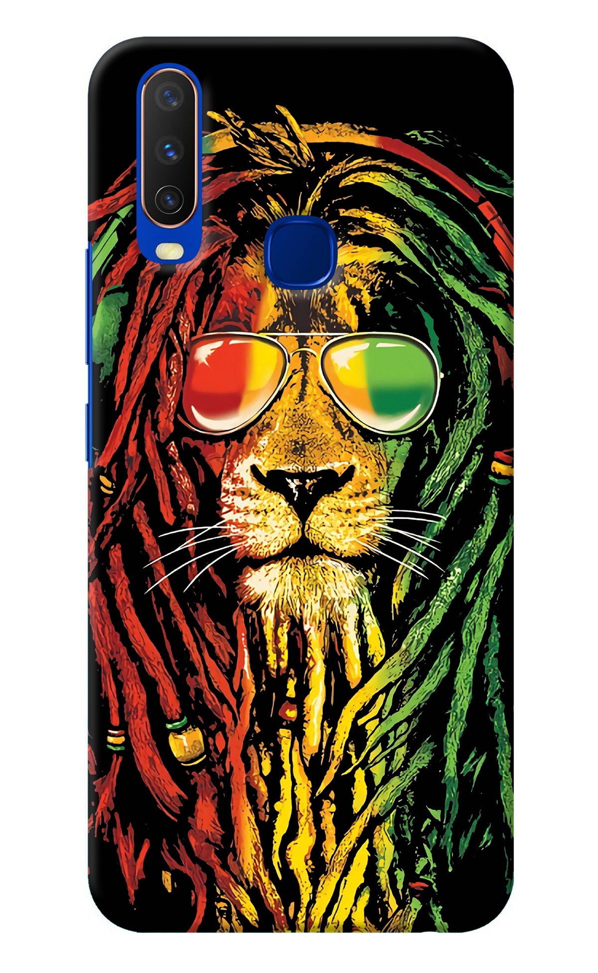 Rasta Lion Vivo Y15/Y17 Back Cover