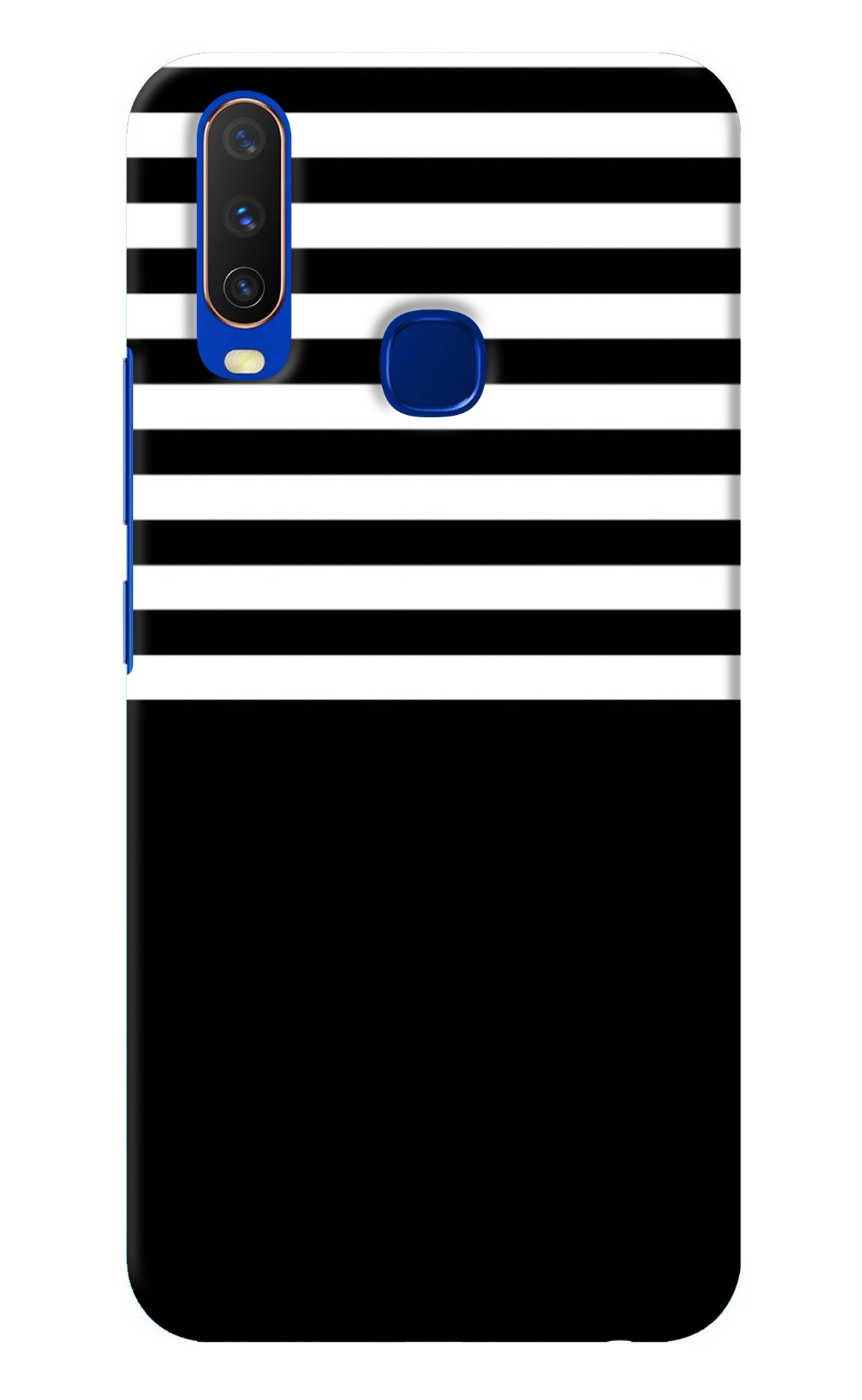 Black and White Print Vivo Y15/Y17 Back Cover