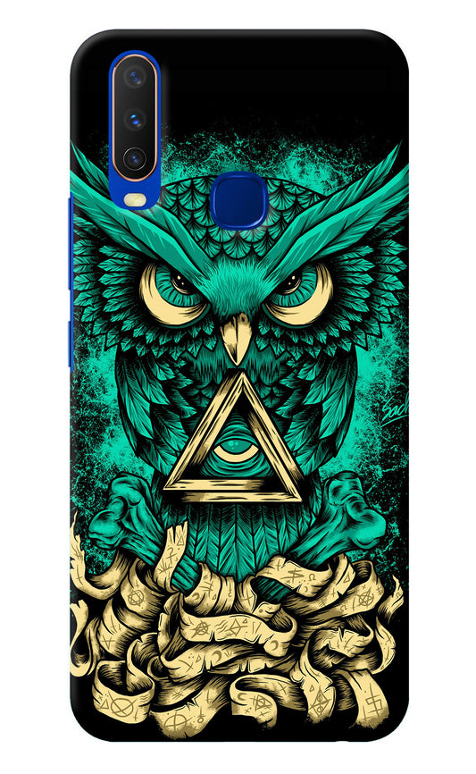 Green Owl Vivo Y15/Y17 Back Cover