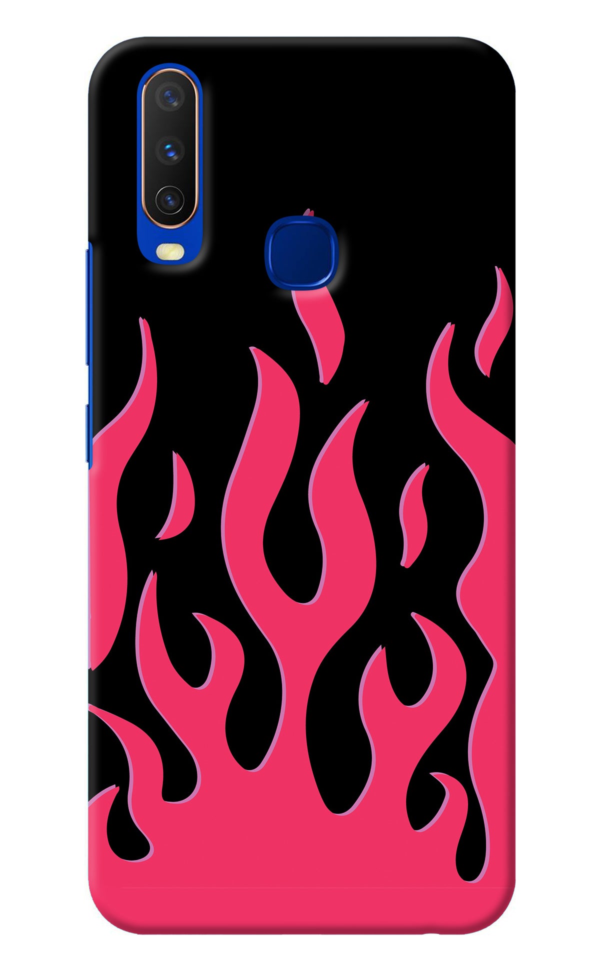 Fire Flames Vivo Y15/Y17 Back Cover