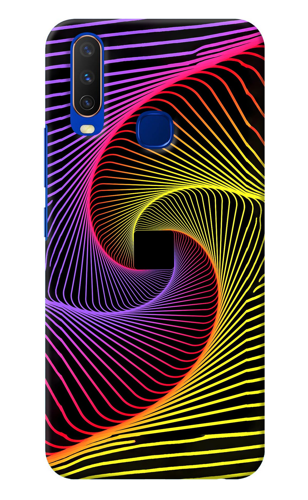 Colorful Strings Vivo Y15/Y17 Back Cover