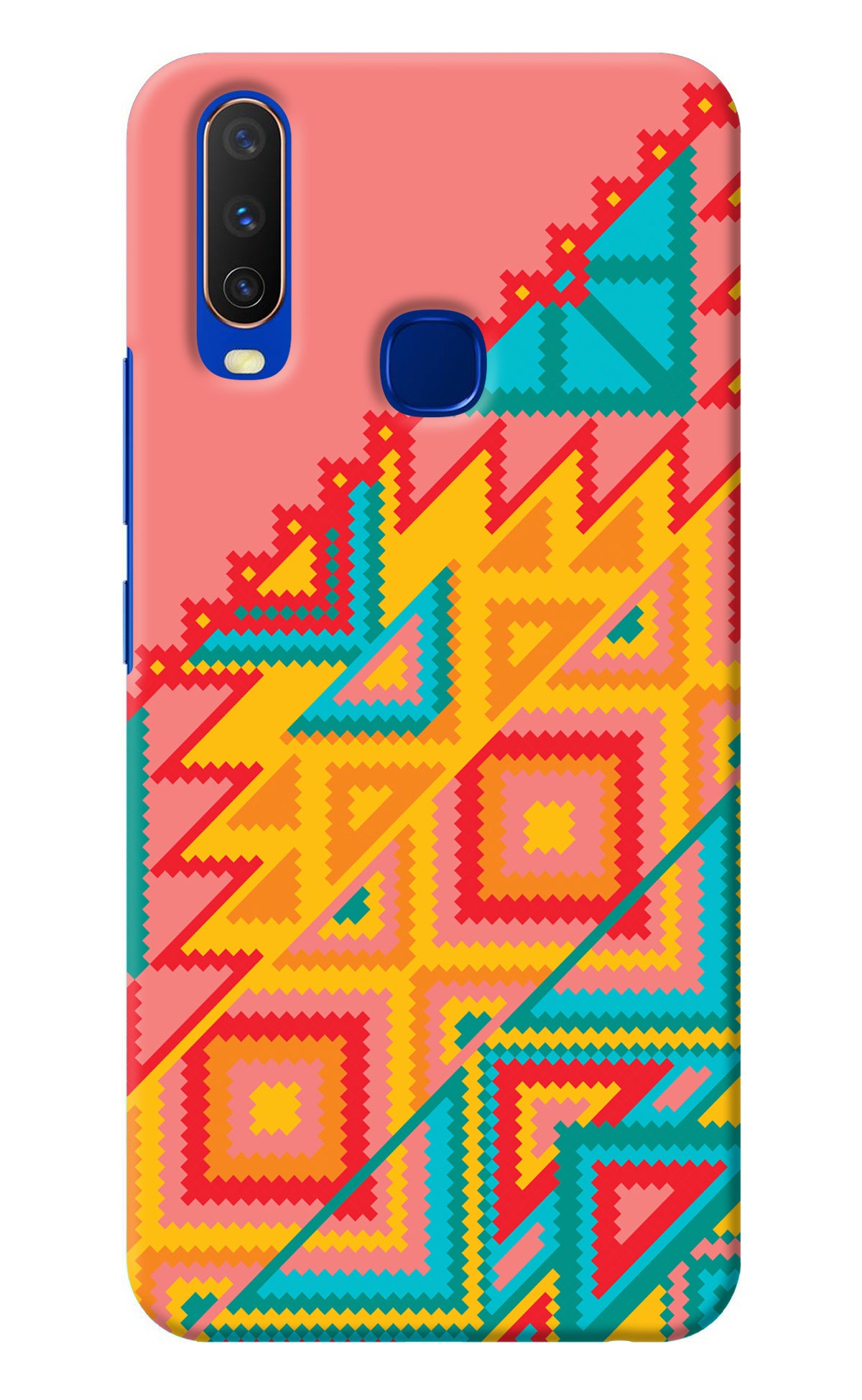 Aztec Tribal Vivo Y15/Y17 Back Cover