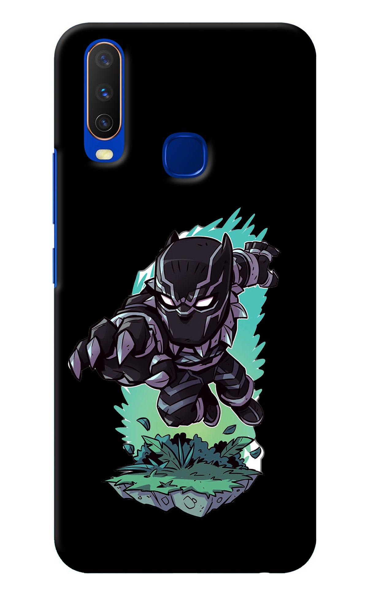 Black Panther Vivo Y15/Y17 Back Cover