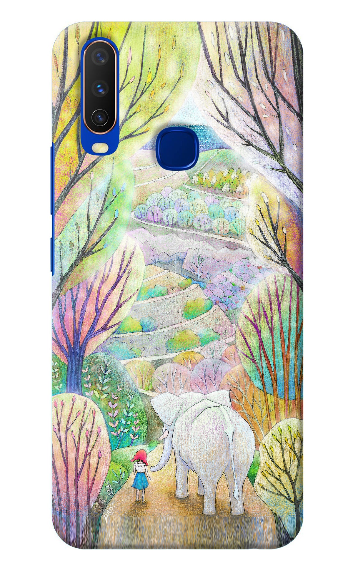 Nature Painting Vivo Y15/Y17 Back Cover