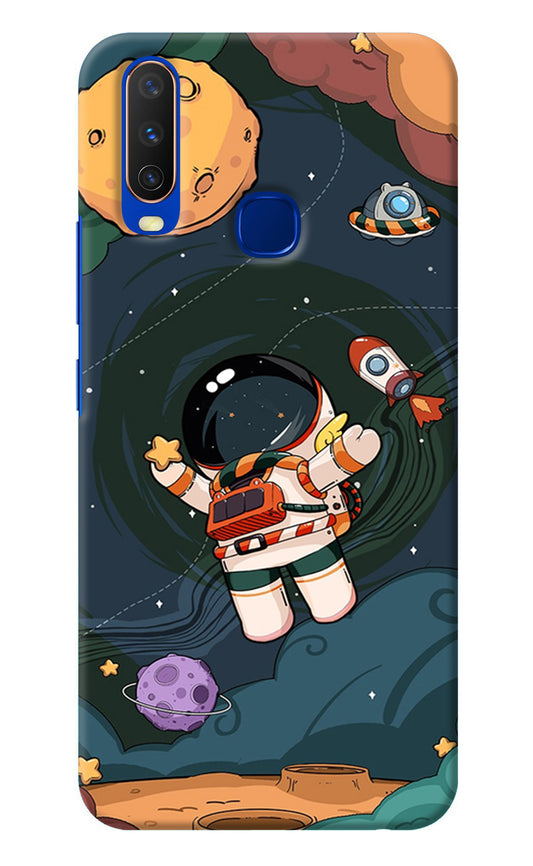 Cartoon Astronaut Vivo Y15/Y17 Back Cover