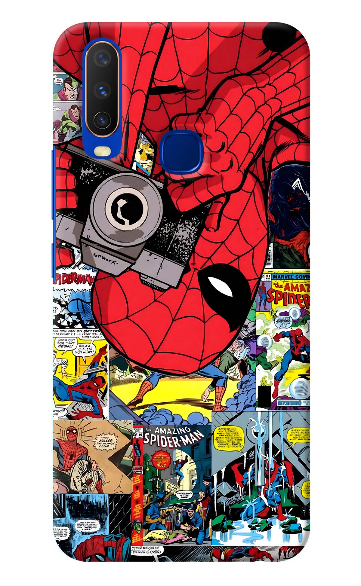 Spider Man Vivo Y15/Y17 Back Cover