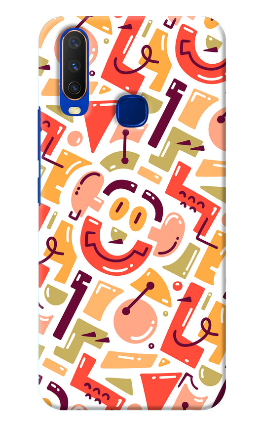 Doodle Pattern Vivo Y15/Y17 Back Cover