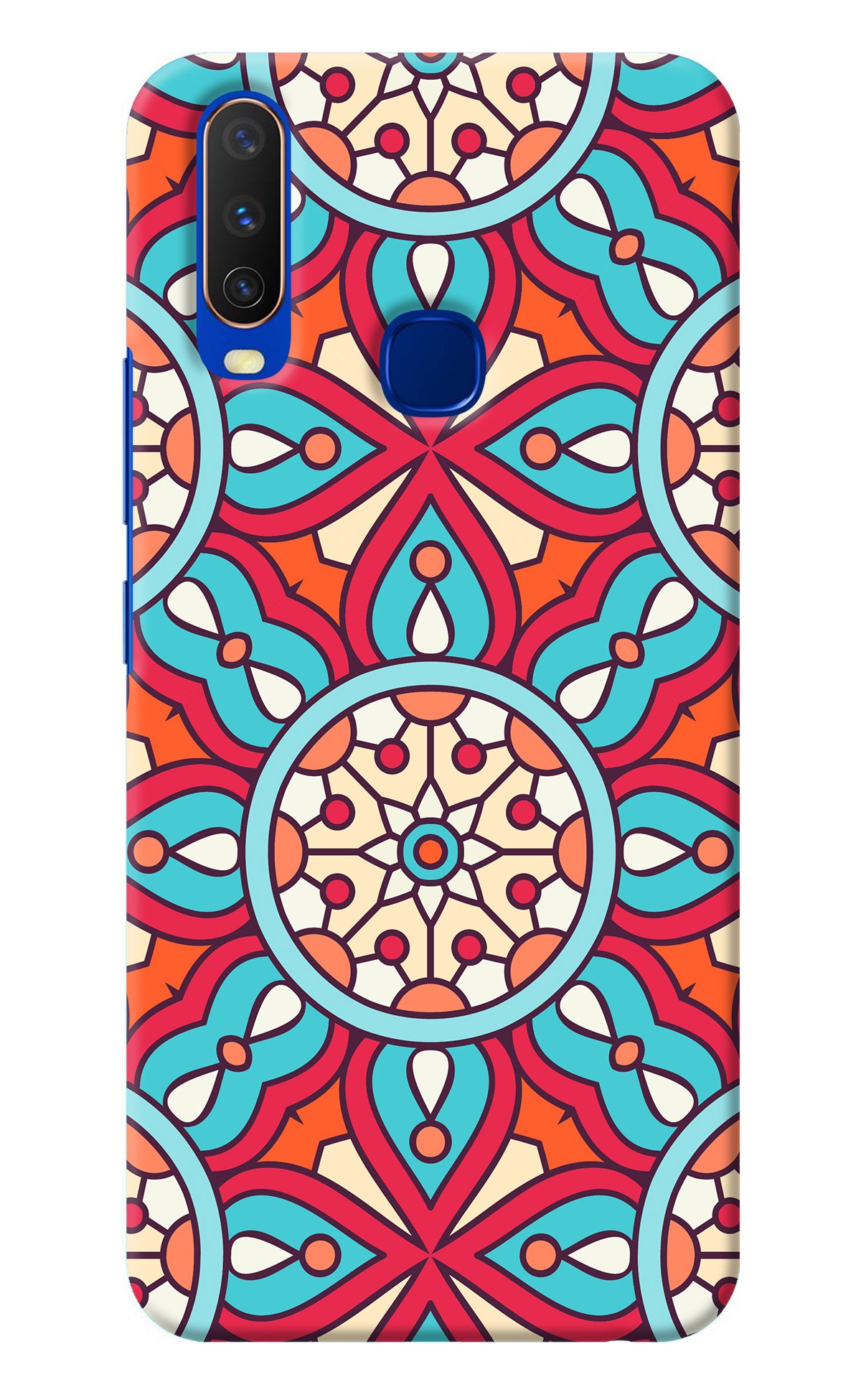 Mandala Geometric Vivo Y15/Y17 Back Cover