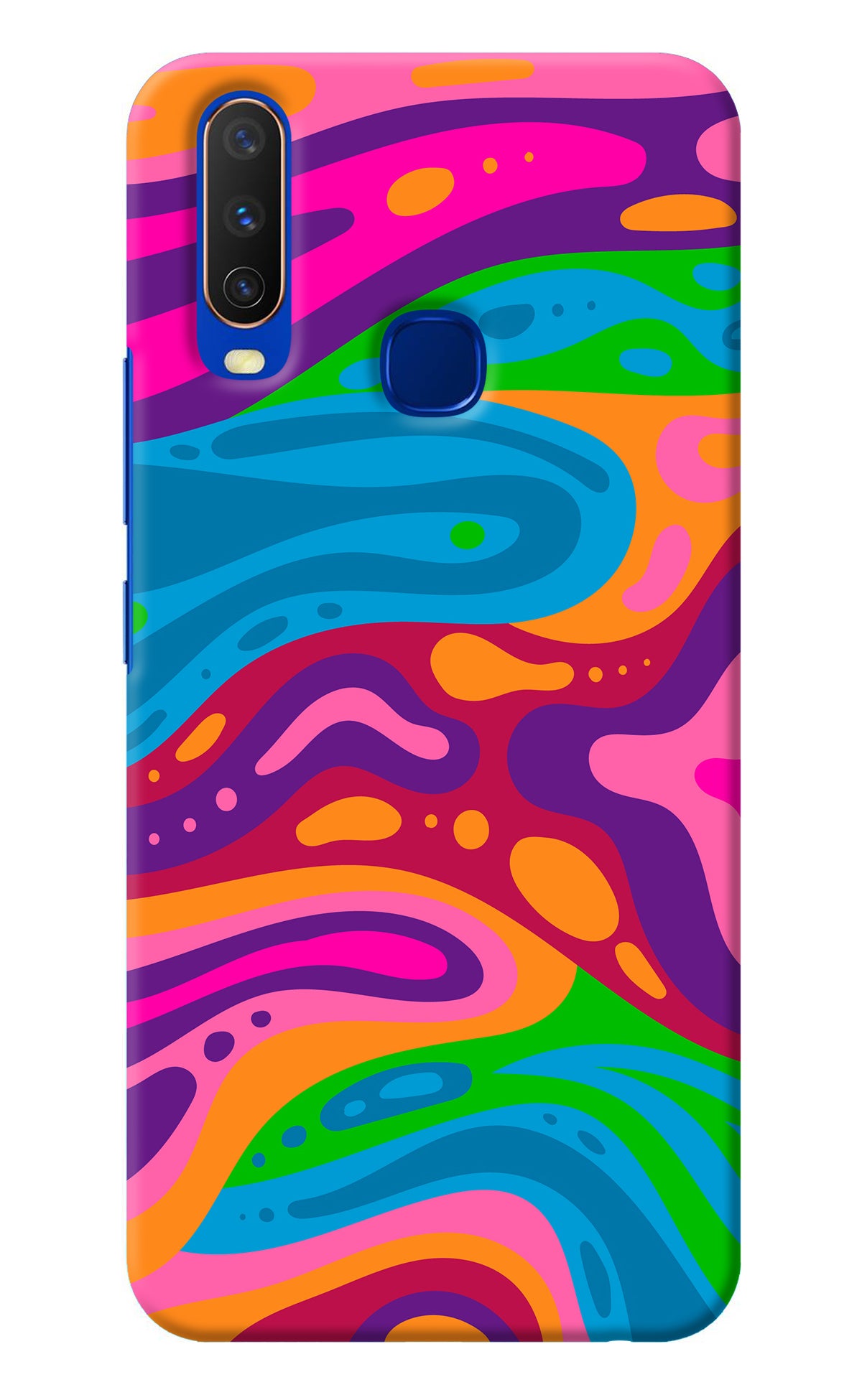 Trippy Pattern Vivo Y15/Y17 Back Cover