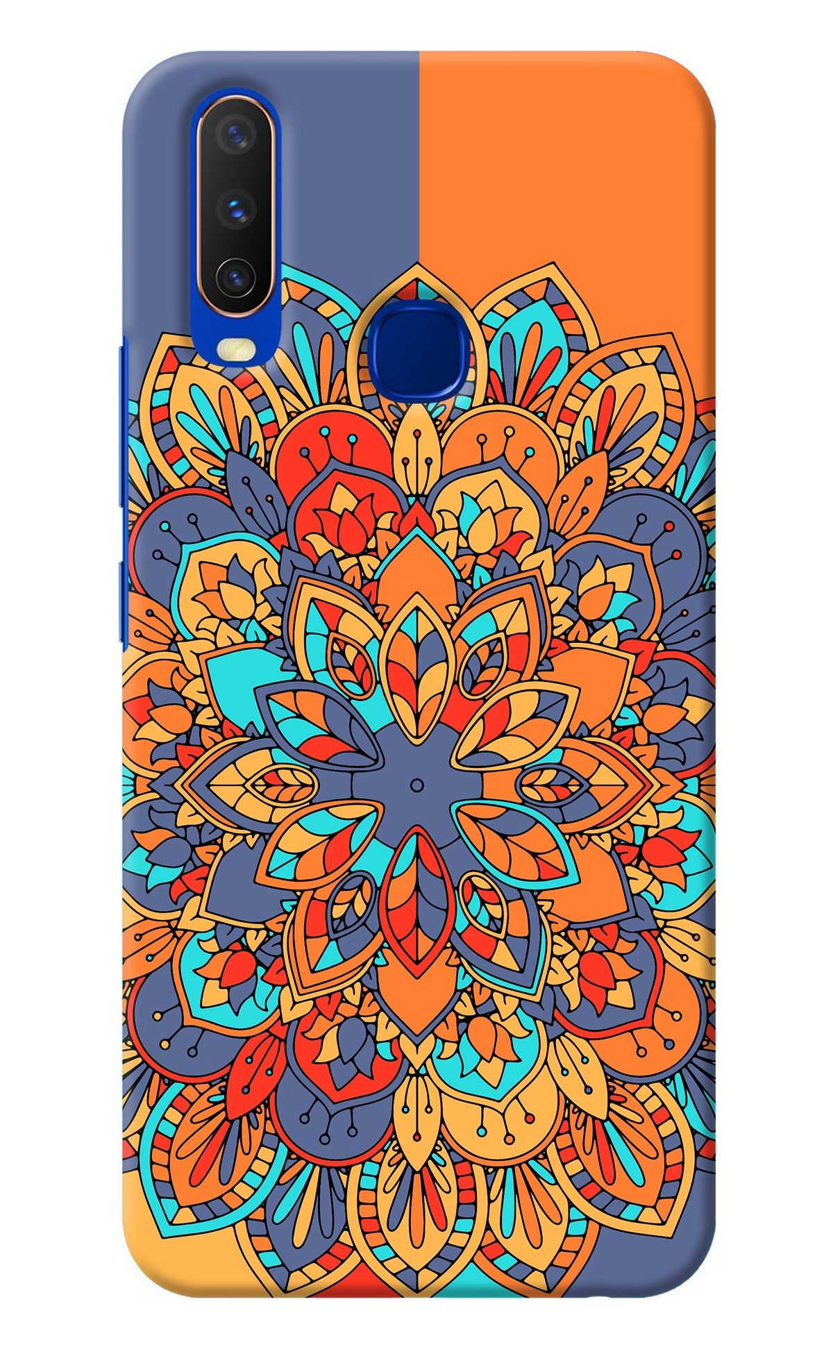 Color Mandala Vivo Y15/Y17 Back Cover