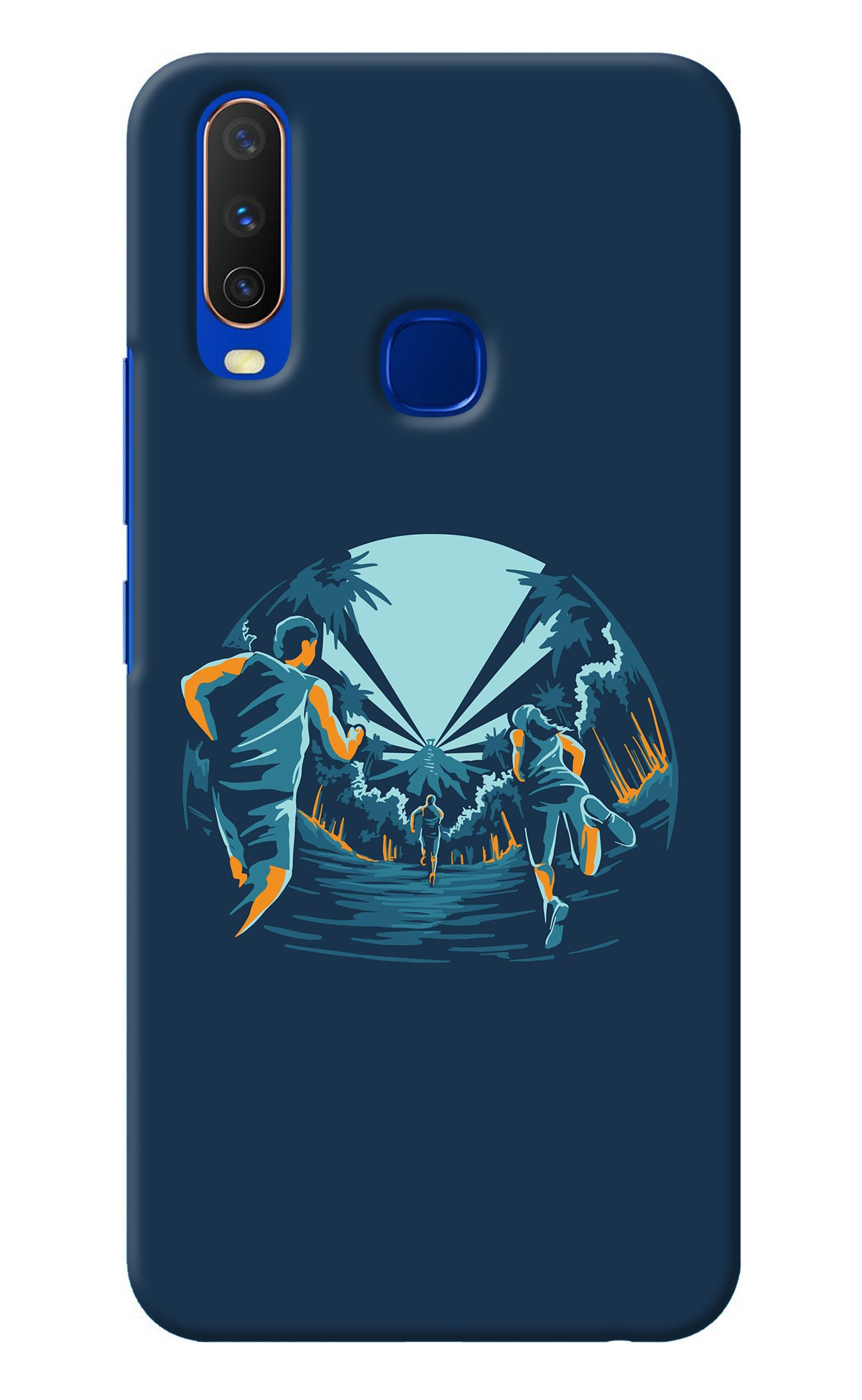 Team Run Vivo Y15/Y17 Back Cover