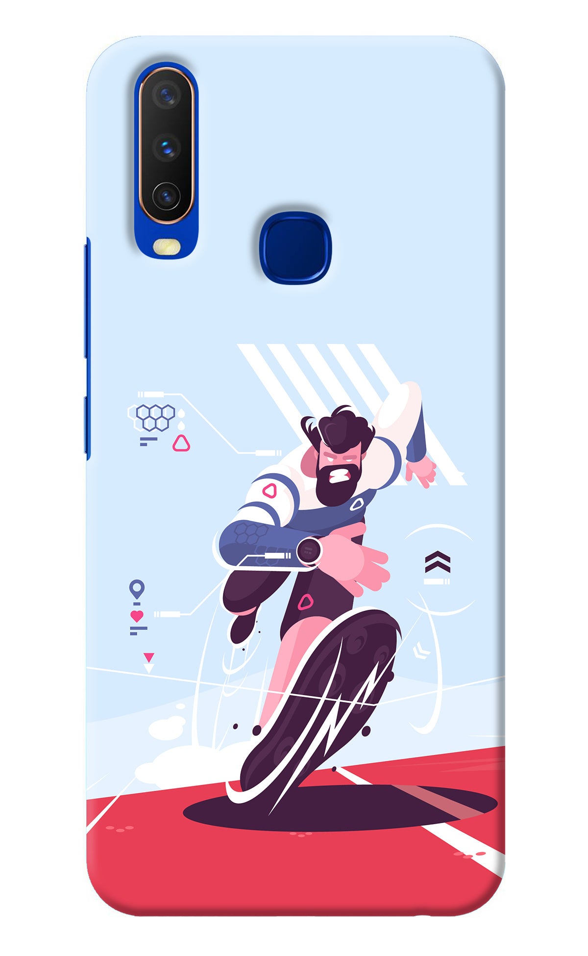 Run Pro Vivo Y15/Y17 Back Cover