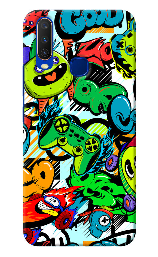 Game Doodle Vivo Y15/Y17 Back Cover