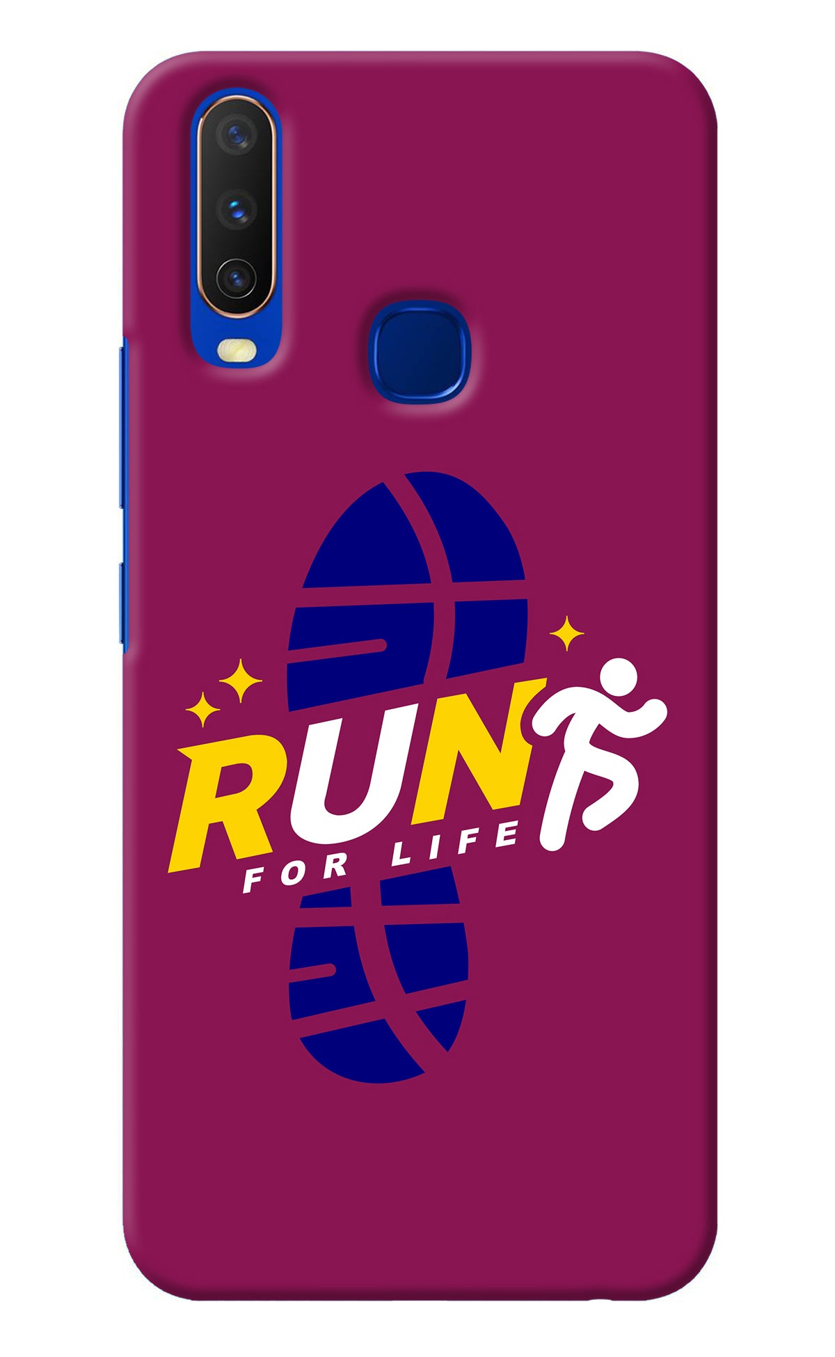 Run for Life Vivo Y15/Y17 Back Cover