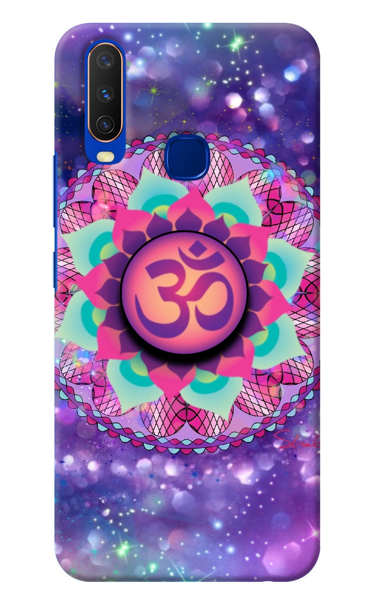 Om Purple Vivo Y15/Y17 Pop Case