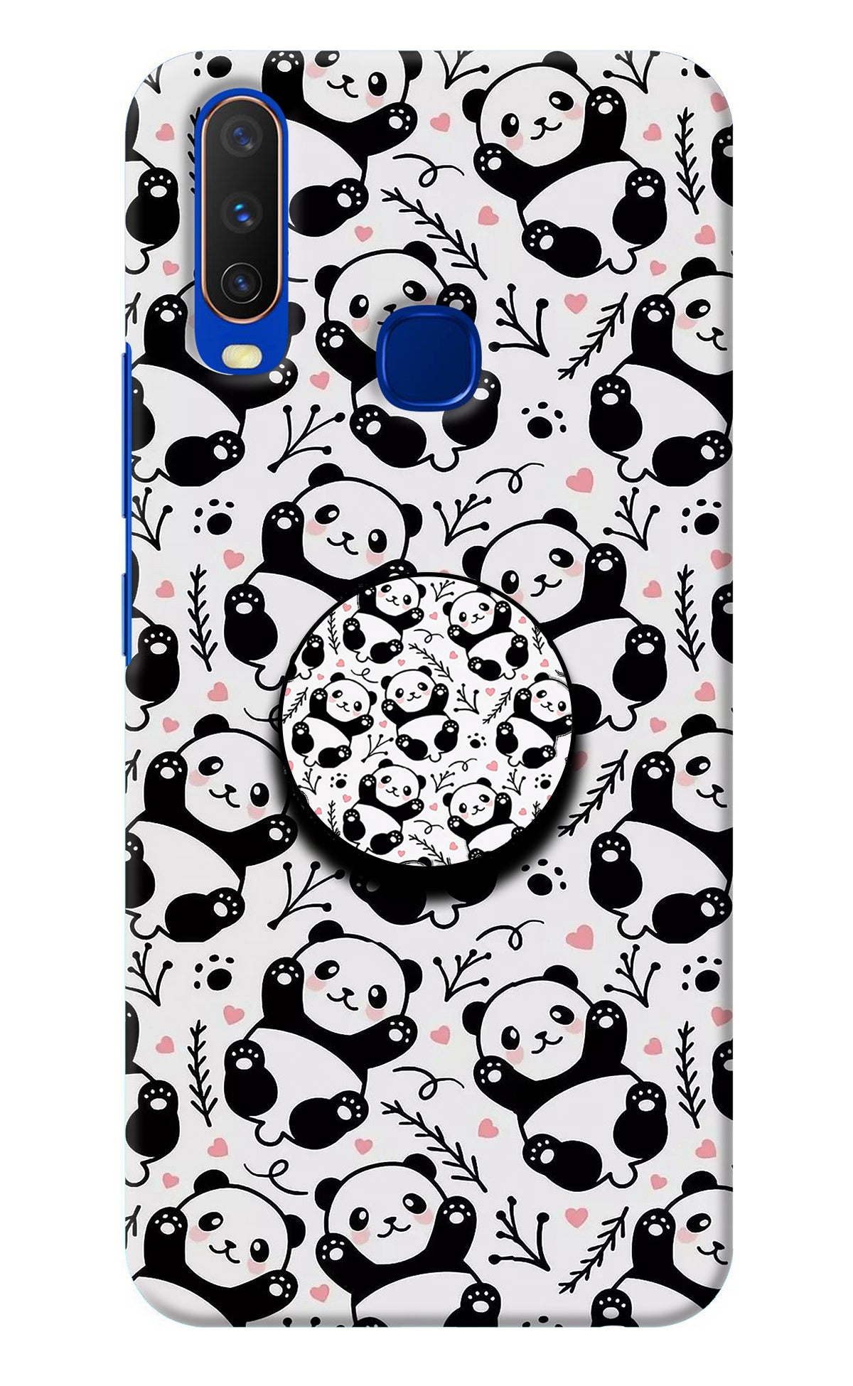 Cute Panda Vivo Y15/Y17 Pop Case