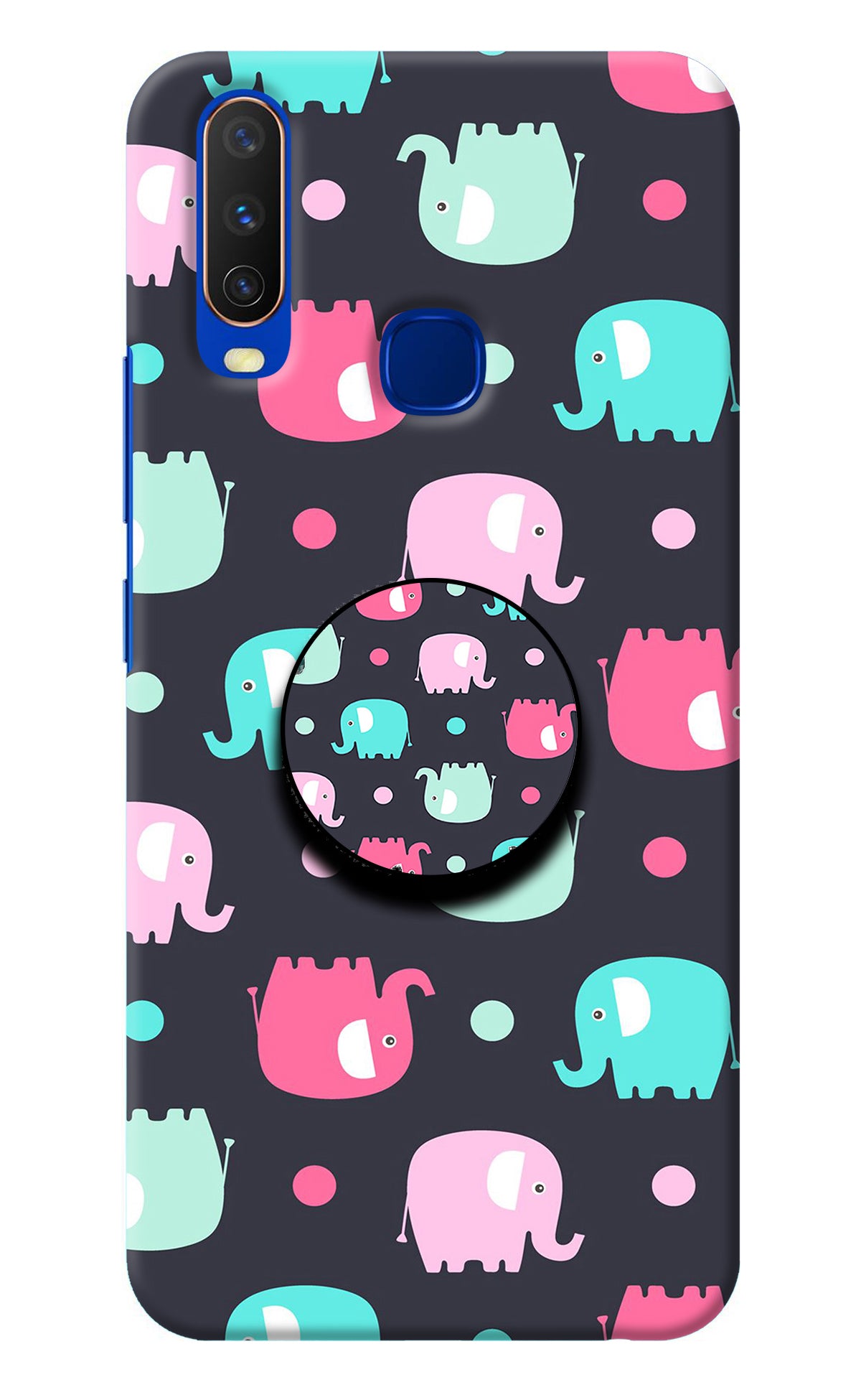 Baby Elephants Vivo Y15/Y17 Pop Case