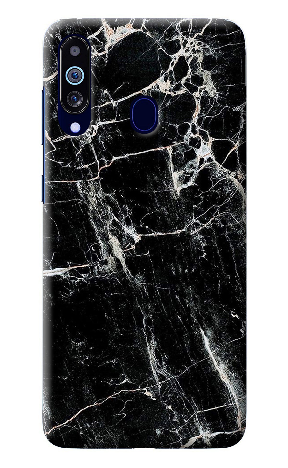 Black Marble Texture Samsung M40/A60 Back Cover