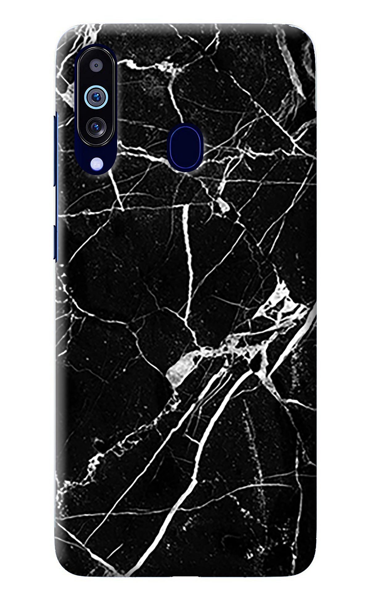 Black Marble Pattern Samsung M40/A60 Back Cover