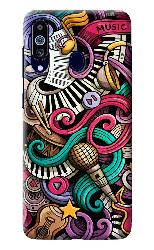 Music Abstract Samsung M40/A60 Back Cover
