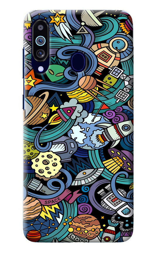 Space Abstract Samsung M40/A60 Back Cover