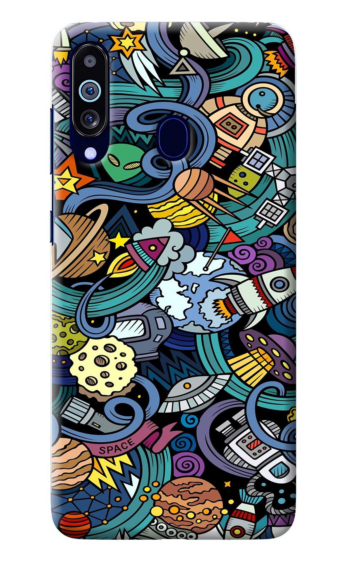 Space Abstract Samsung M40/A60 Back Cover