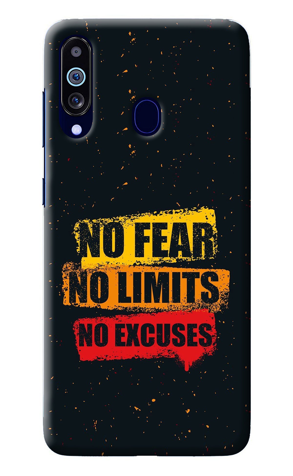 No Fear No Limits No Excuse Samsung M40/A60 Back Cover
