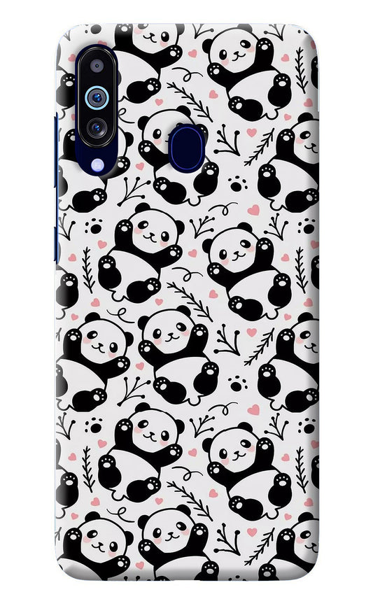 Cute Panda Samsung M40/A60 Back Cover