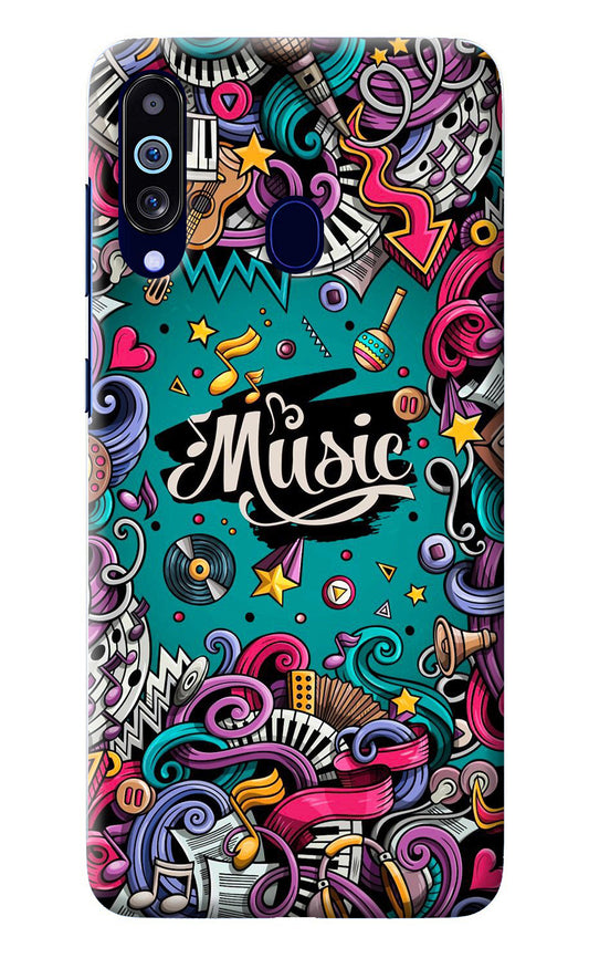 Music Graffiti Samsung M40/A60 Back Cover