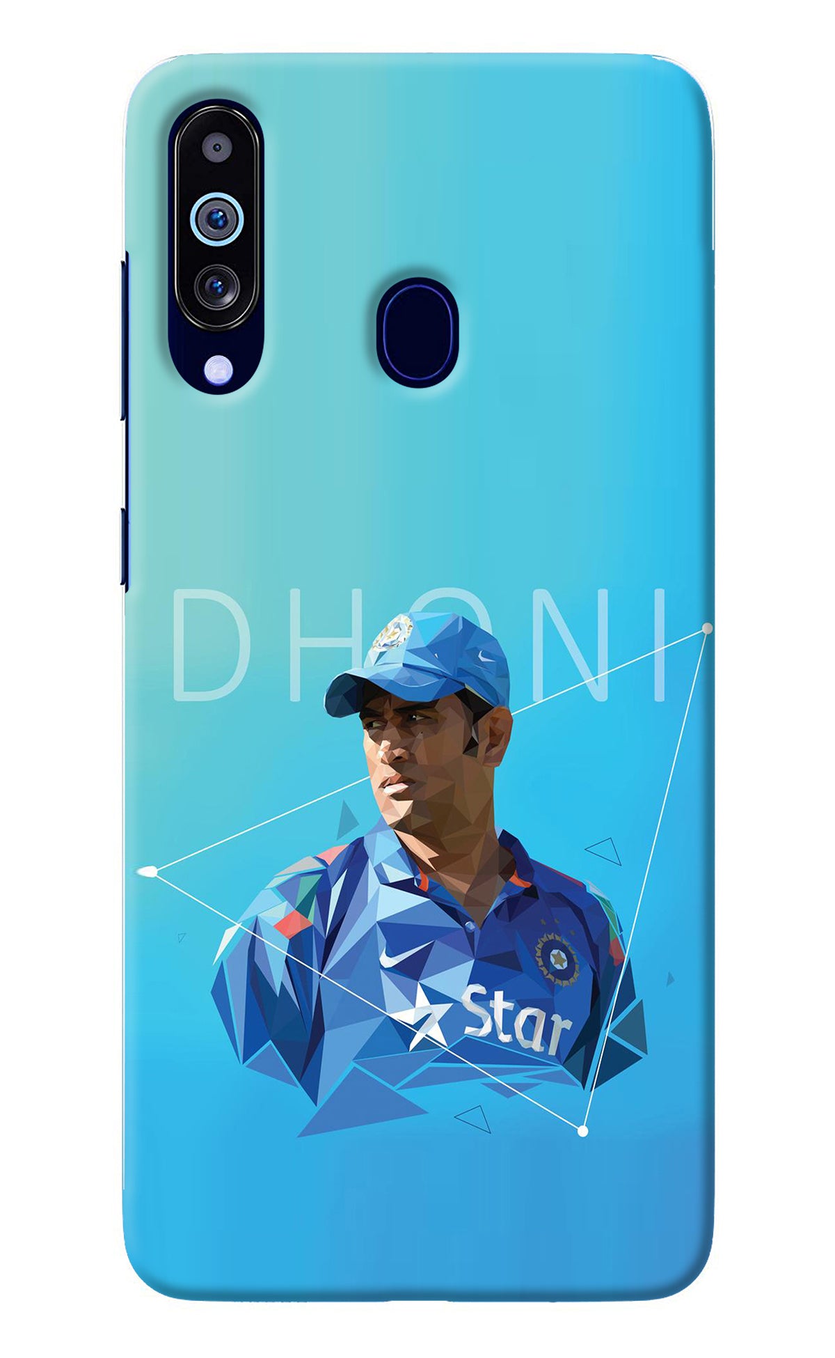 Dhoni Artwork Samsung M40/A60 Back Cover