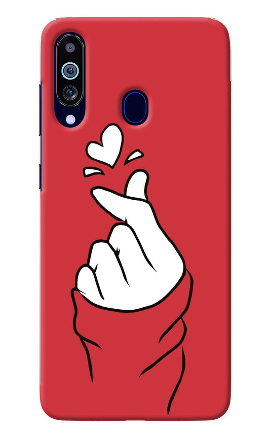 Korean Love Sign Samsung M40/A60 Back Cover